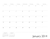 2014 Designer Calendar 