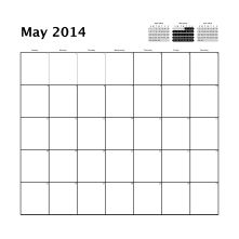 Simple Grid Square Calendar 2014.pdf #5