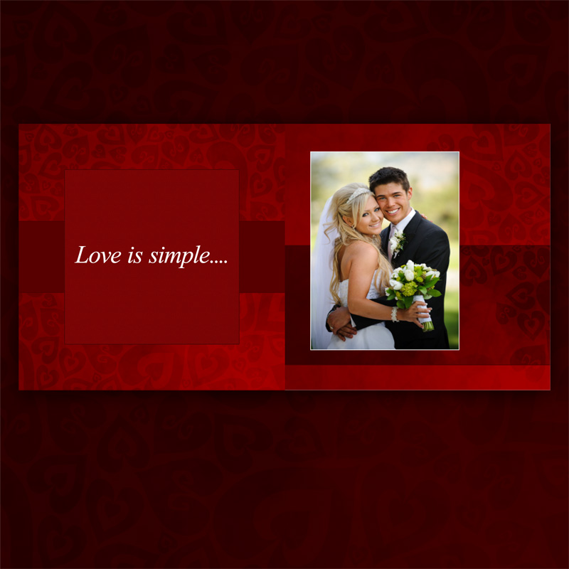 Simple Love (square 1:1) Template