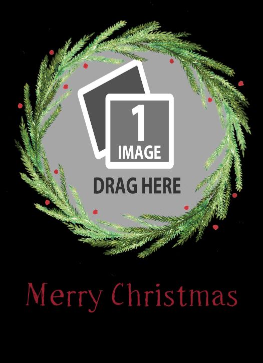 Merry Christmas - Black