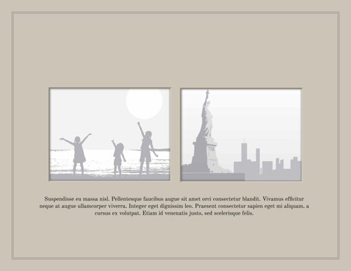 2 Landscape Photos + Caption