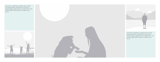 4-Up Spread + 2 Small Outer + 2 Boxes