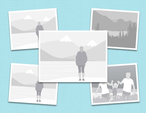 5 Images - Center Image